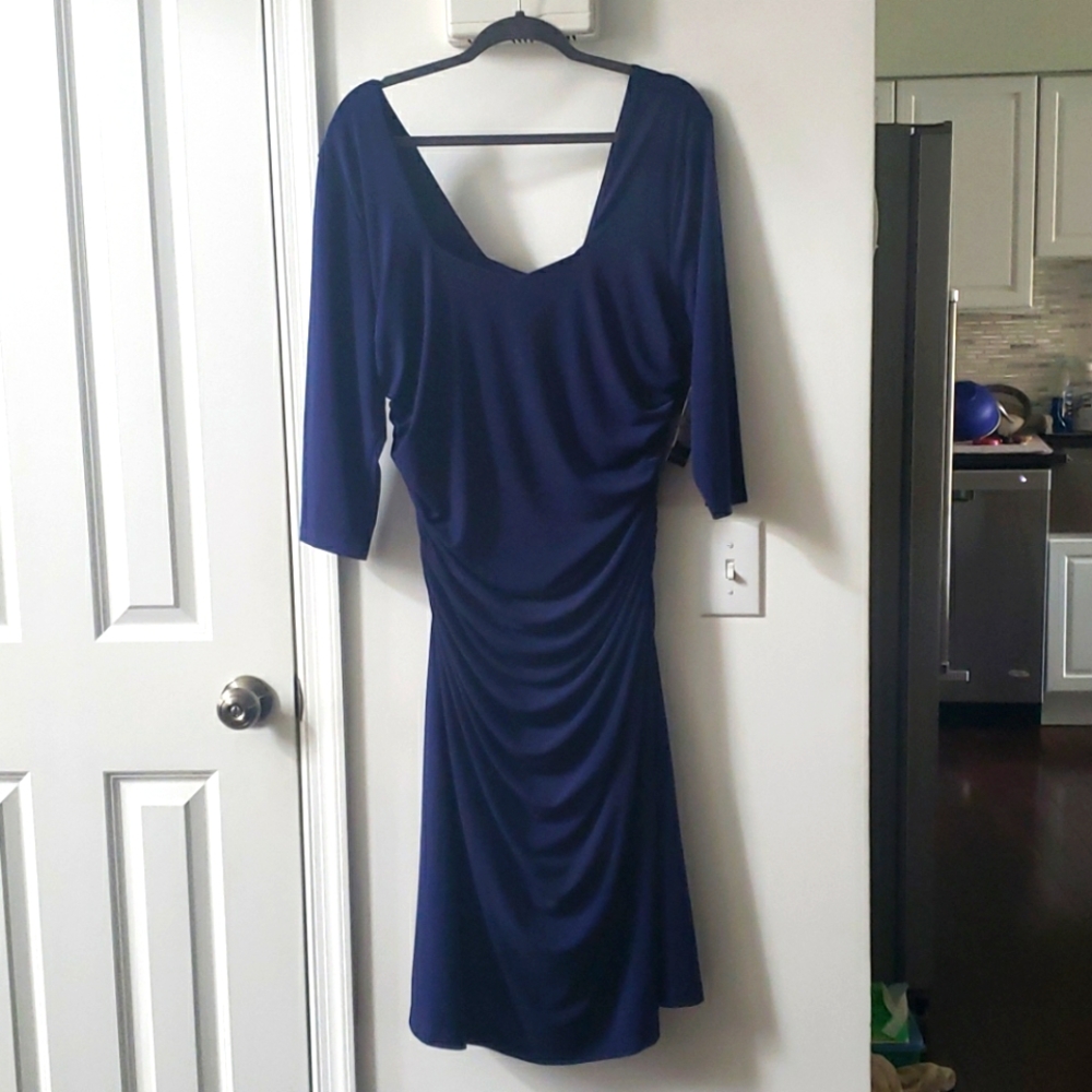 Kiyonna new Navy Blue cocktail dress